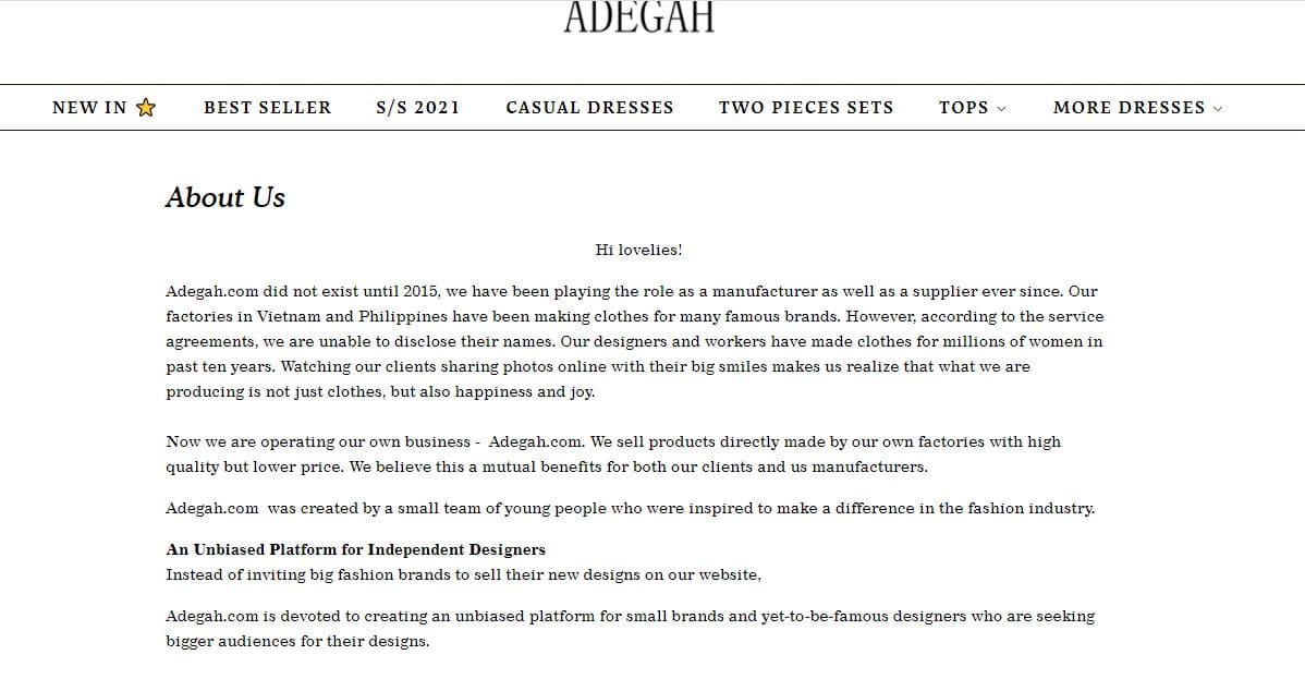 Adegah review