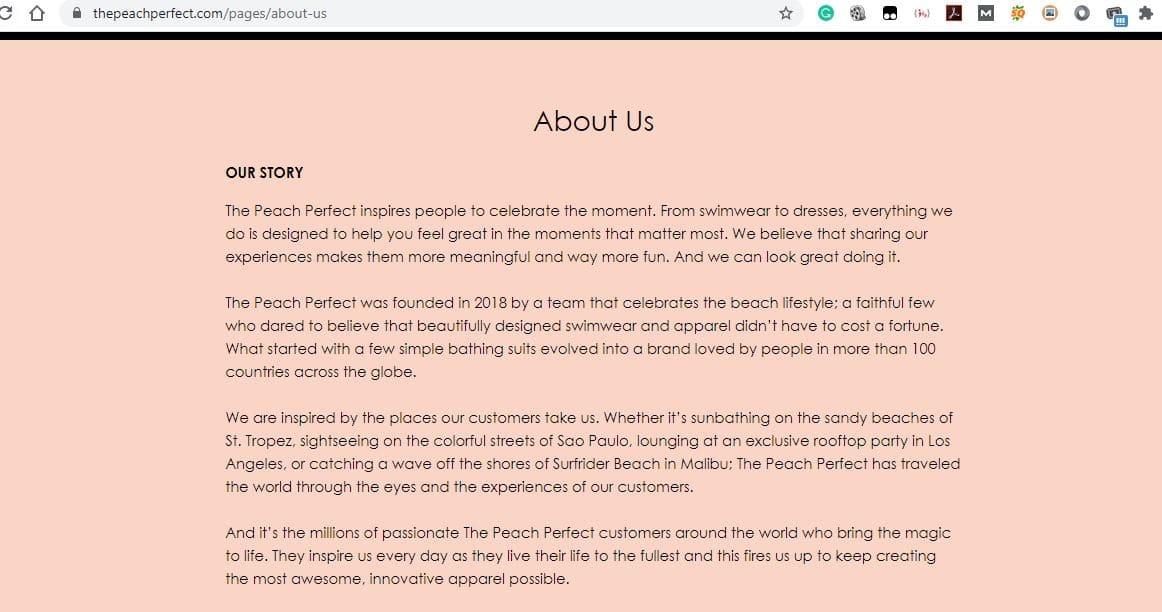 Thepeachperfect review
