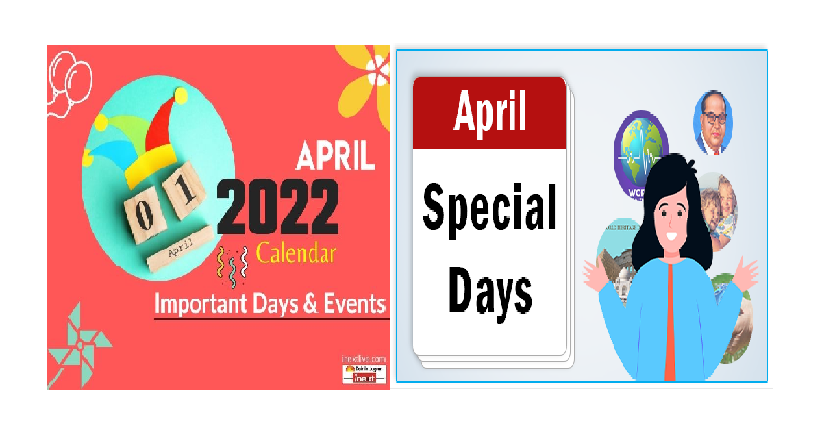 april 2022 important dates review